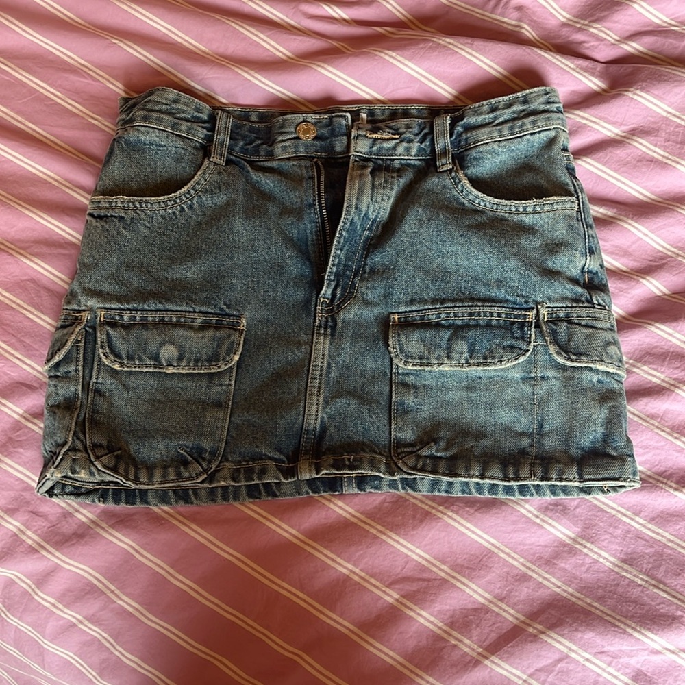 Zara denim skirt